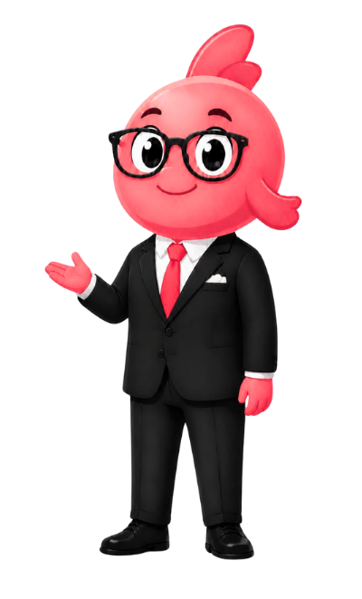 Fin, the SmartyFin mascot
